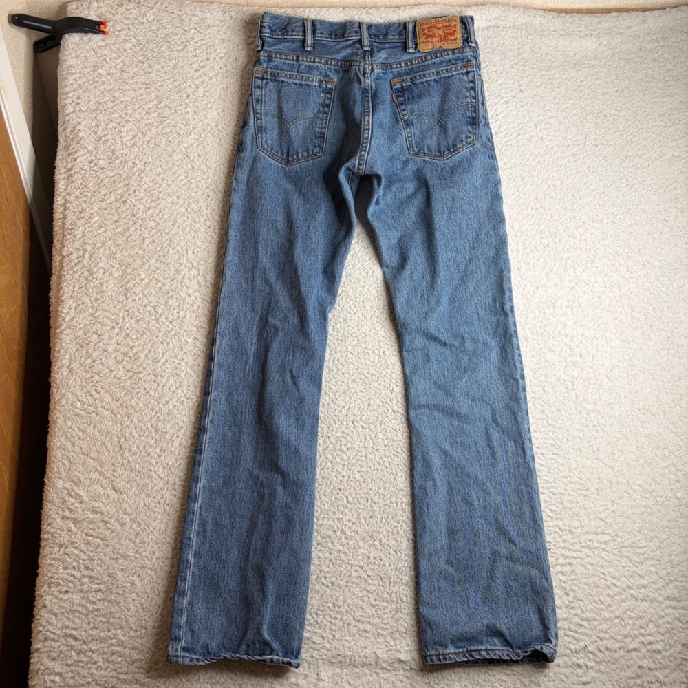 Levis 517 Bootcut Jeans Mens 31x34 (30x33) Medium Wash Denim Flare Western